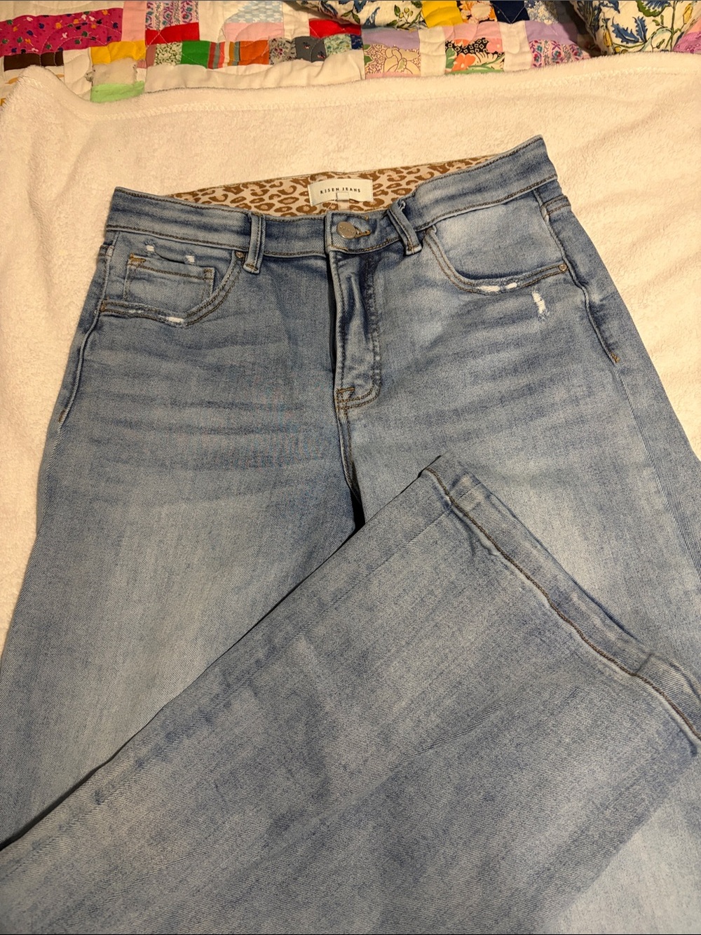 Light Blue Straight Leg Women’s Jeans - Casual Everyday Fit